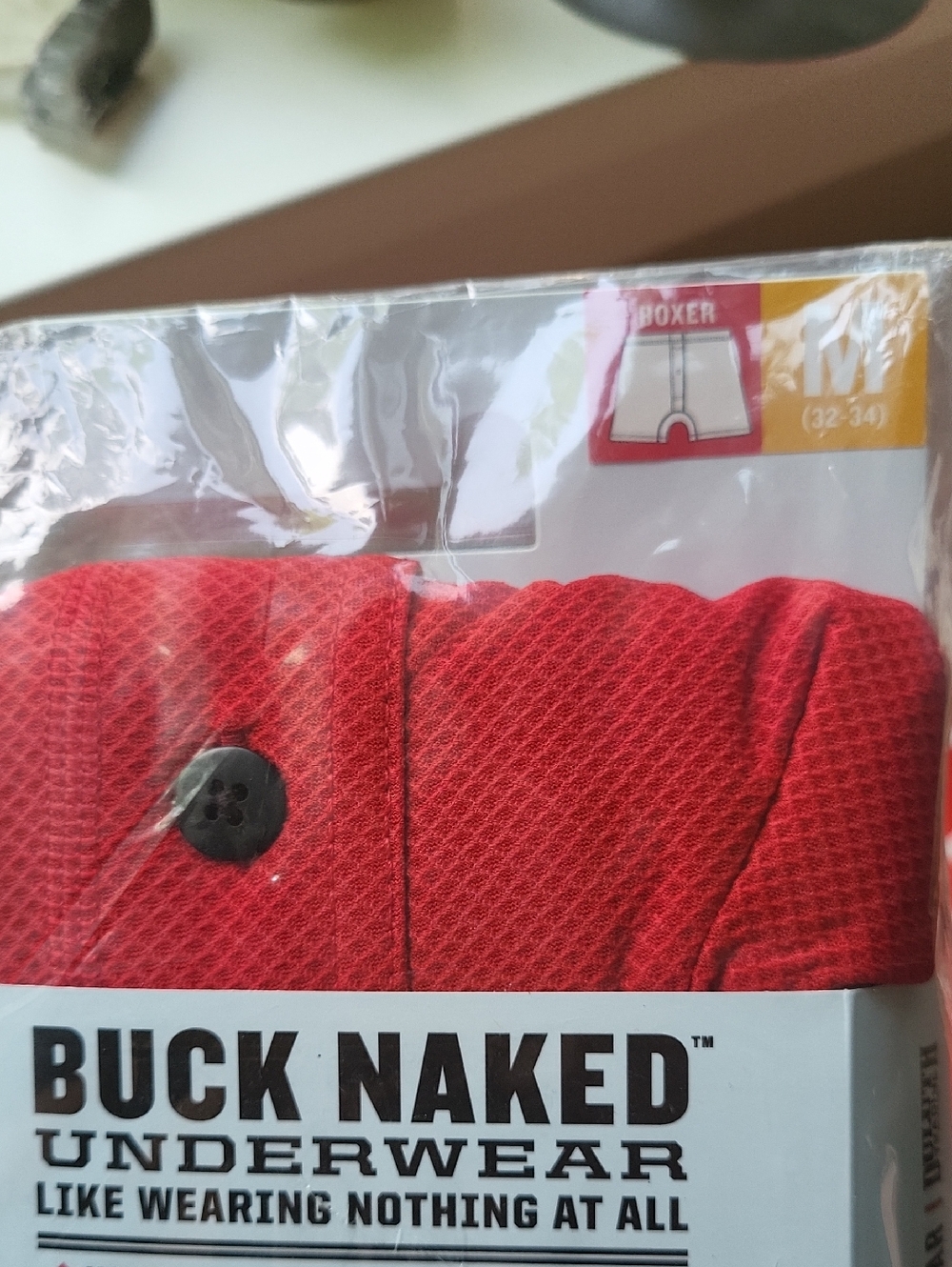 NWT Buck Naked Performance Boxers - Red